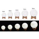 Luminária Led 3D Lua Cheia - Zion Store