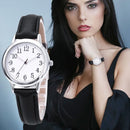 Relógio Feminino Quartzo em Couro Retrô - Zion Store