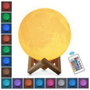 Luminária Led 3D Lua Cheia - Zion Store