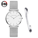 Relógio Feminino de Luxo HANNAH MARTIN + 1 Bracelete - Zion Store